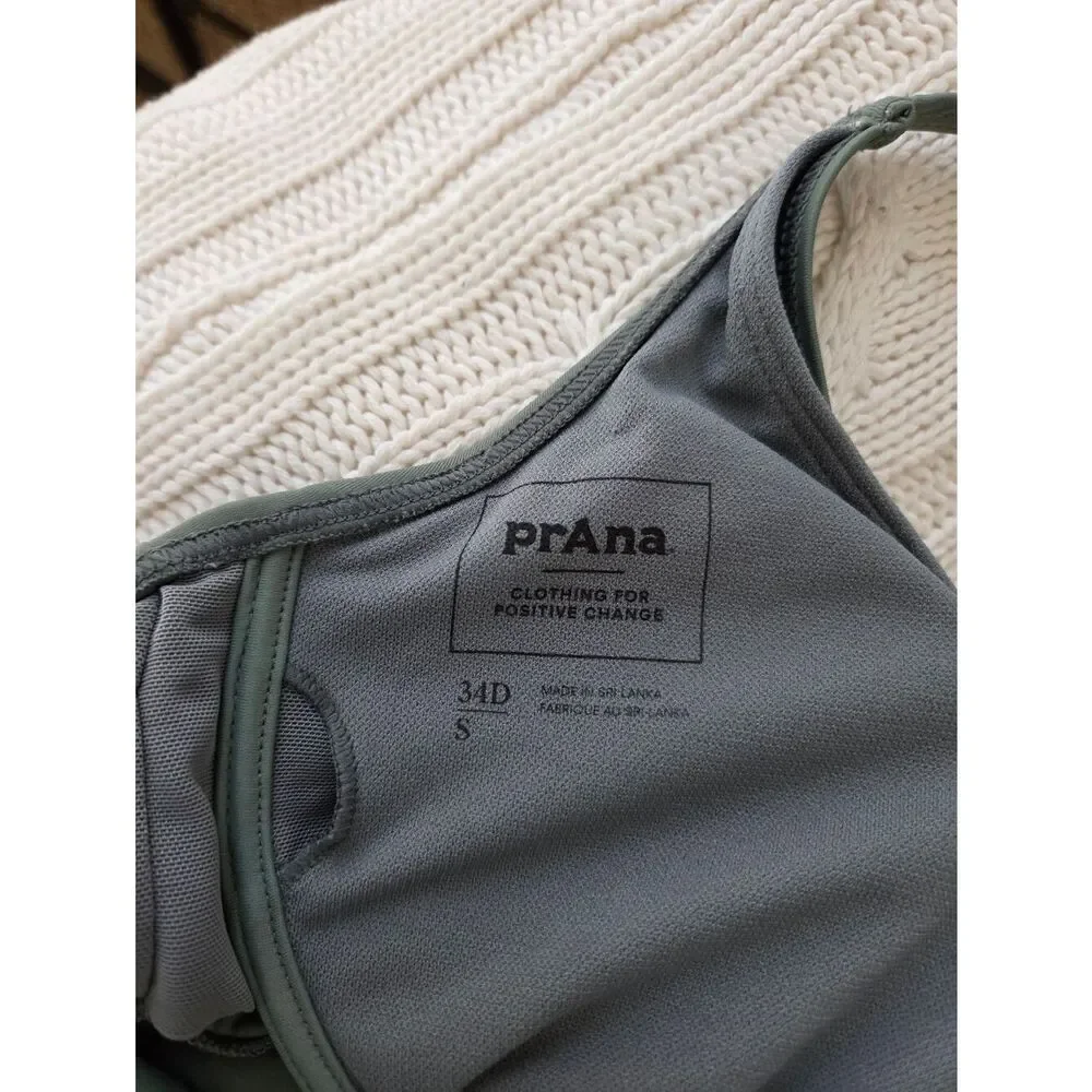Prana Marina Tankini Top 34D Sz Sm